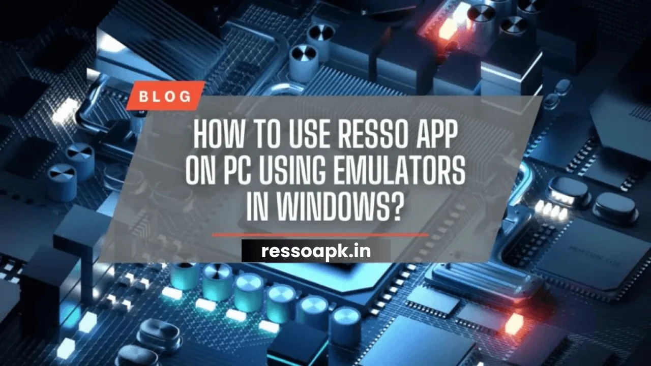 how to use resso app on pc