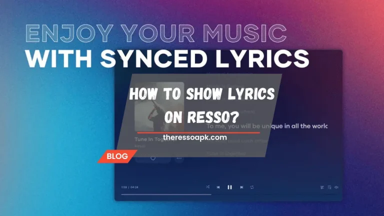 How To Show Lyrics on Resso