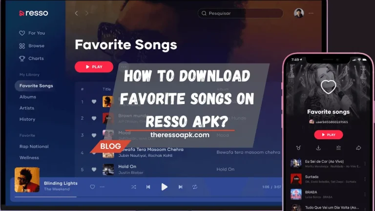 How to Download Favorite Songs on Resso APK