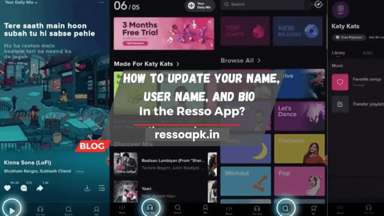How to Update Your Name, User Name, And Bio In the Resso App
