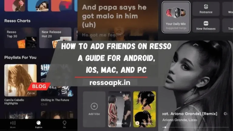 How to Add Friends on Resso App